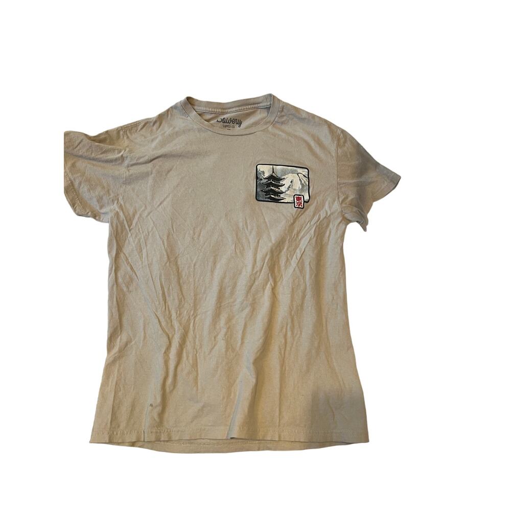 Bowery Supply Co T-Shirt Mountain Tokyo Japan Bagota Mens M
